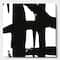 Designart - Black & White Crossing Paths II - Modern & Contemporary Canvas Artwork